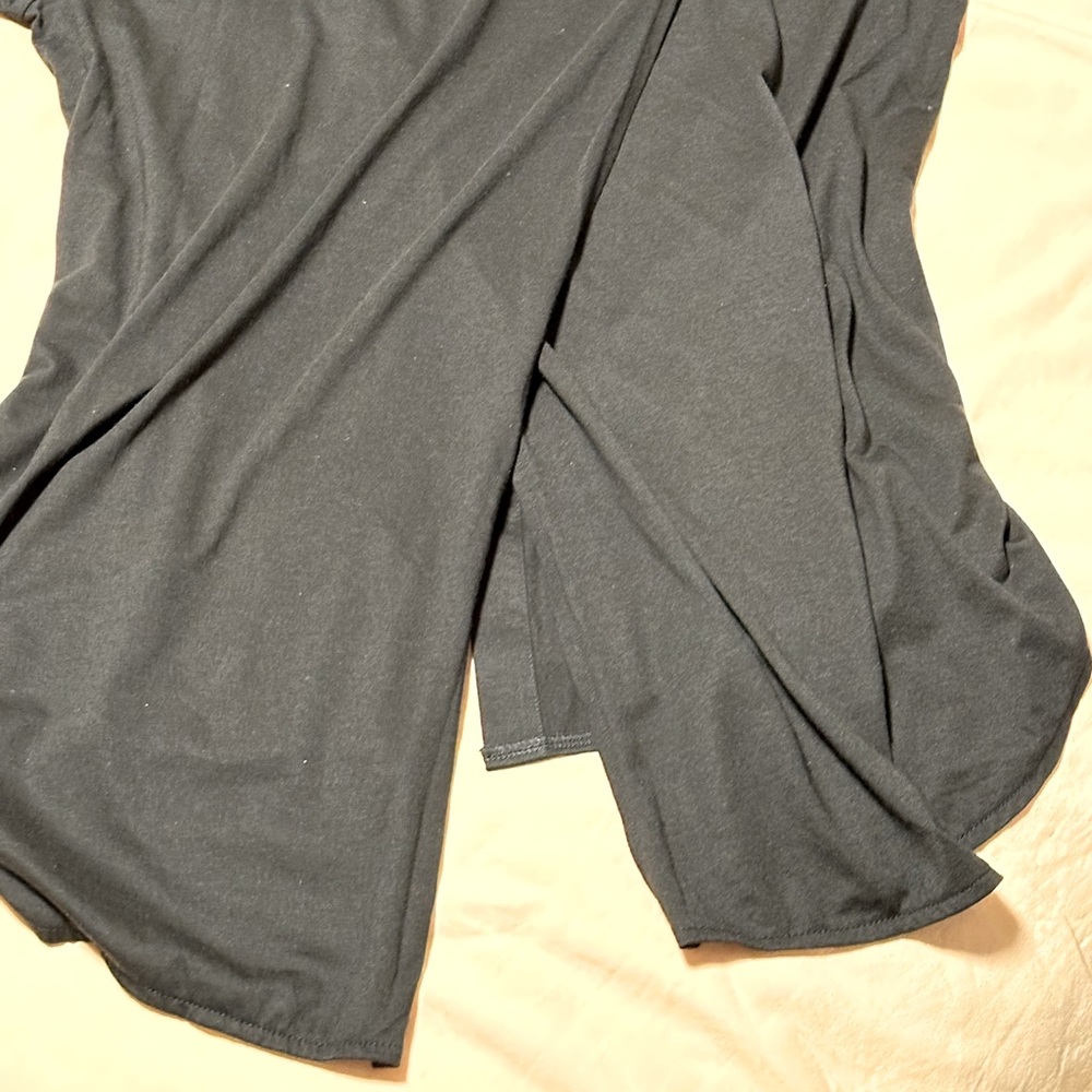 Cuyana Organic Pima Black Collared Button-Front Shirt - Picture 8 of 11